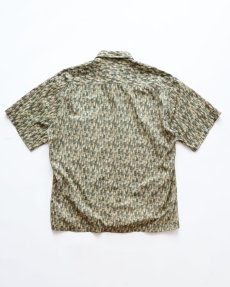 画像2: 90's CAMPIA COTTON ALL OVER PATTERN S/S BOX SHIRT (2)