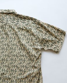 画像5: 90's CAMPIA COTTON ALL OVER PATTERN S/S BOX SHIRT (5)