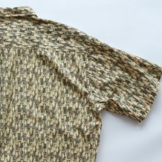 画像9: 90's CAMPIA COTTON ALL OVER PATTERN S/S BOX SHIRT (9)