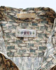 画像6: 90's CAMPIA COTTON ALL OVER PATTERN S/S BOX SHIRT (6)