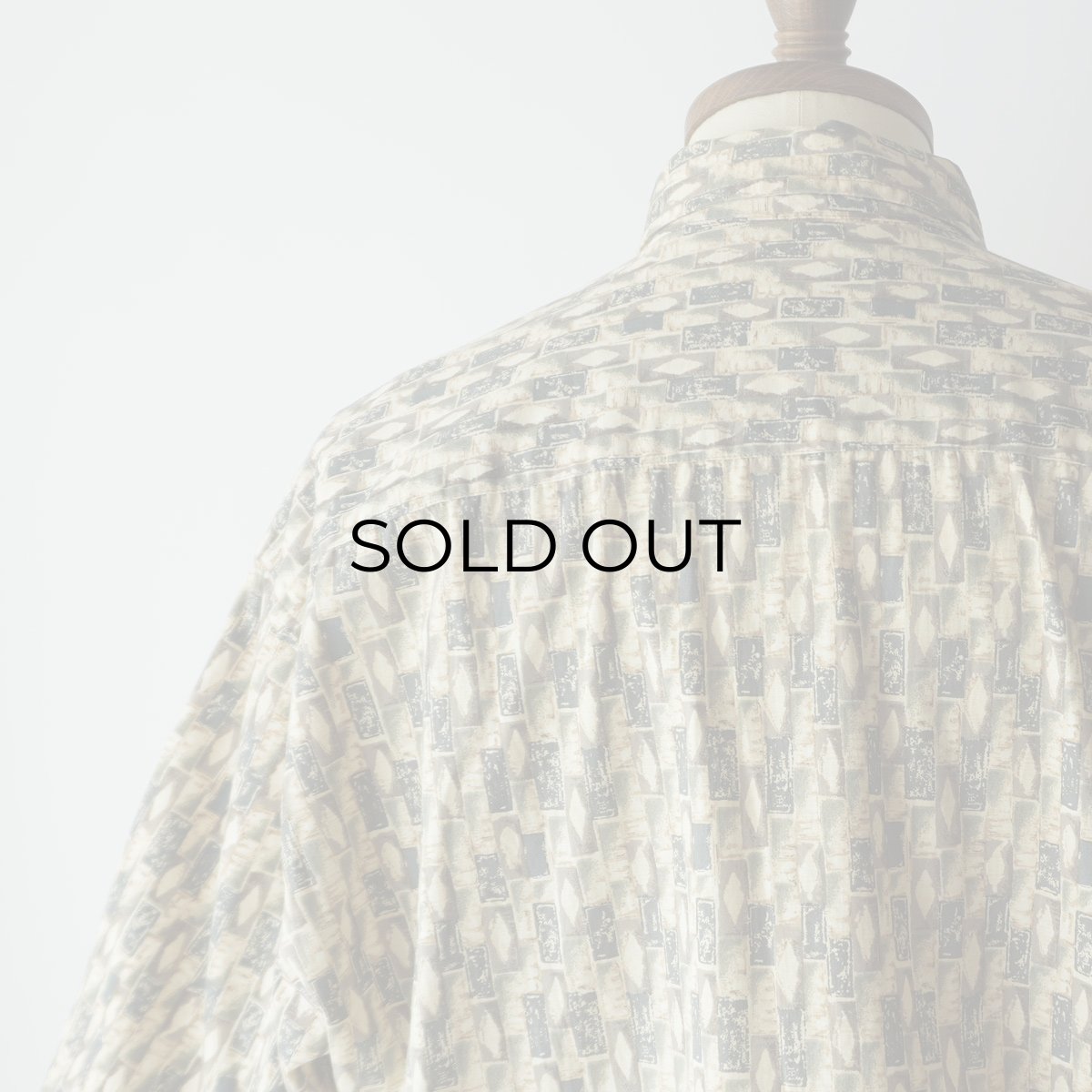 画像5: 90's CAMPIA COTTON ALL OVER PATTERN S/S BOX SHIRT (5)