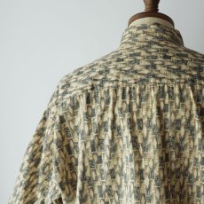 画像5: 90's CAMPIA COTTON ALL OVER PATTERN S/S BOX SHIRT (5)