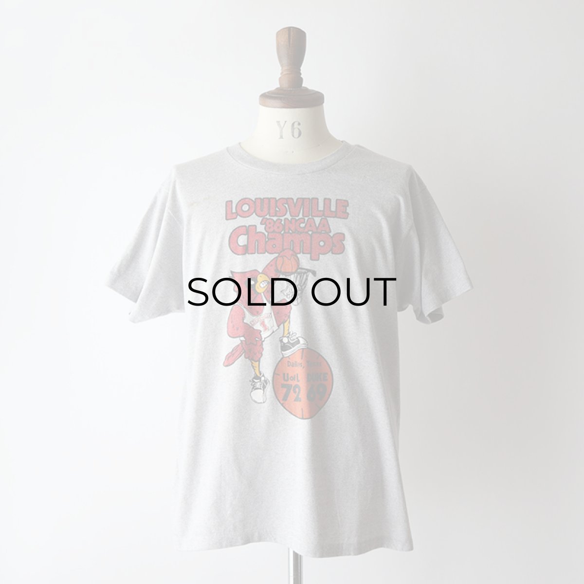 画像9: 80's SCREEN STARS PRINT S/S TEE "LOUISVILLE '86 NCAA Champs" (9)
