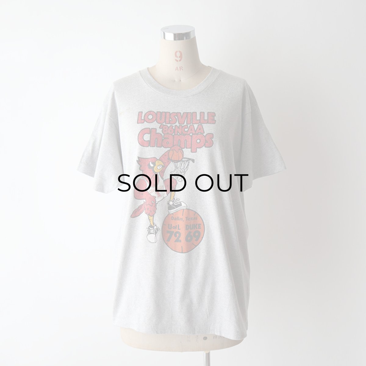 画像12: 80's SCREEN STARS PRINT S/S TEE "LOUISVILLE '86 NCAA Champs" (12)