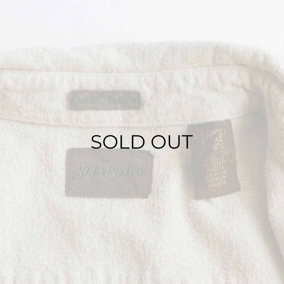 画像6: 90's ST. JOHN'S BAY COTTON CHAMOIS SHIRT (6)