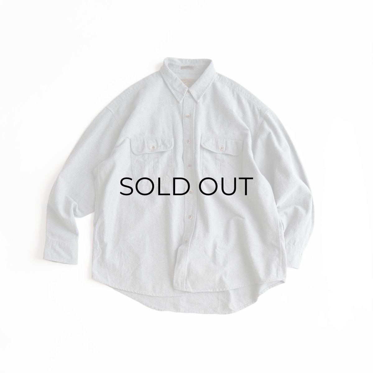 画像1: 90's ST. JOHN'S BAY COTTON CHAMOIS SHIRT (1)