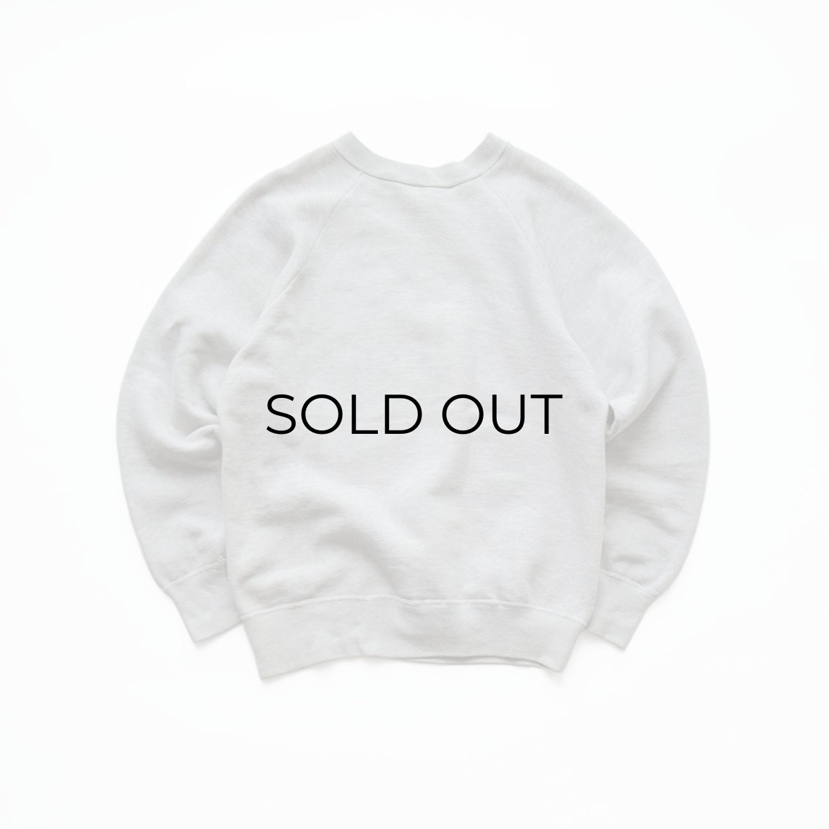 画像2: 50's HANES "WIND SHIELD" COTTON PLAIN CREW NECK SWEAT "MINT CONDITION" (2)