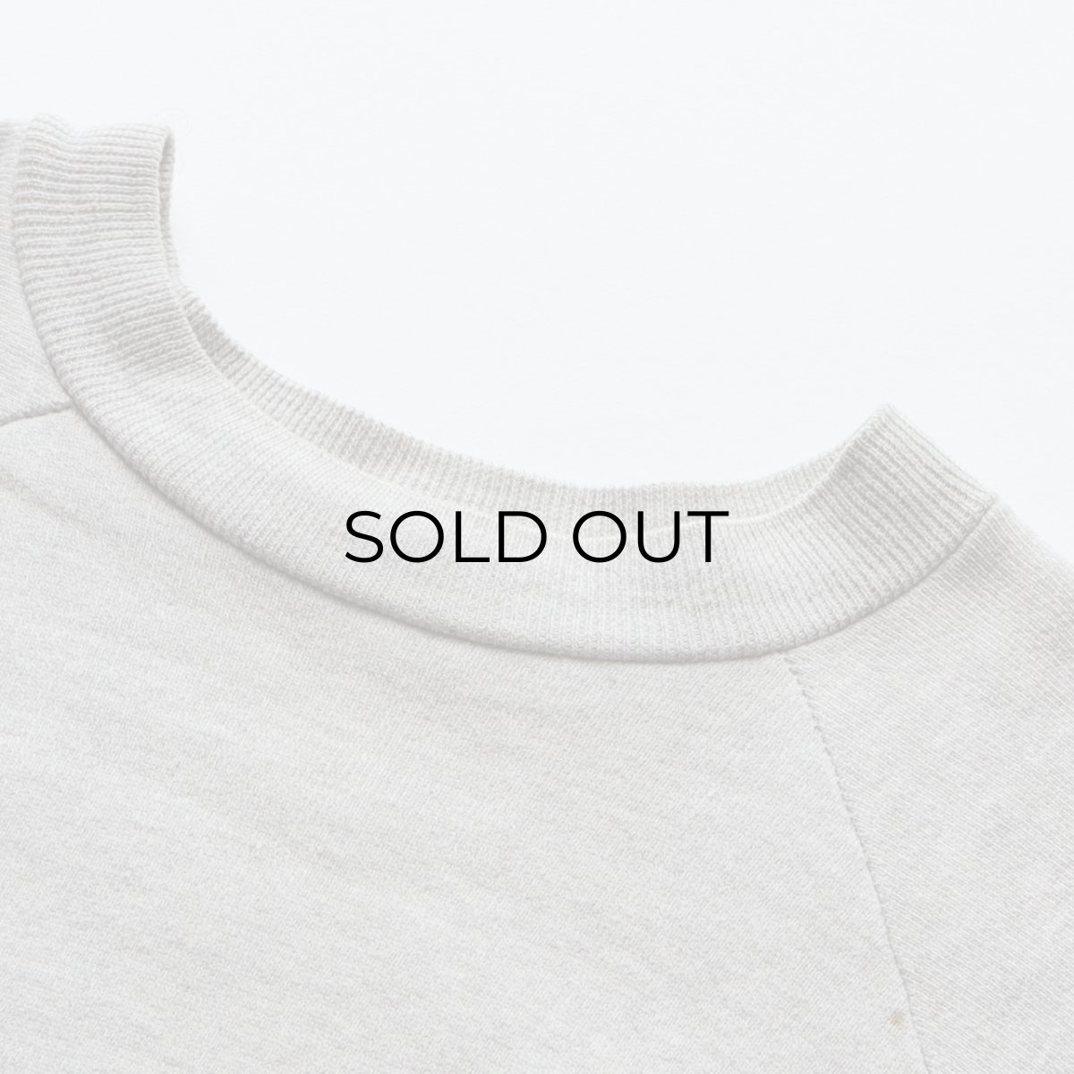 画像6: 50's HANES "WIND SHIELD" COTTON PLAIN CREW NECK SWEAT "MINT CONDITION" (6)