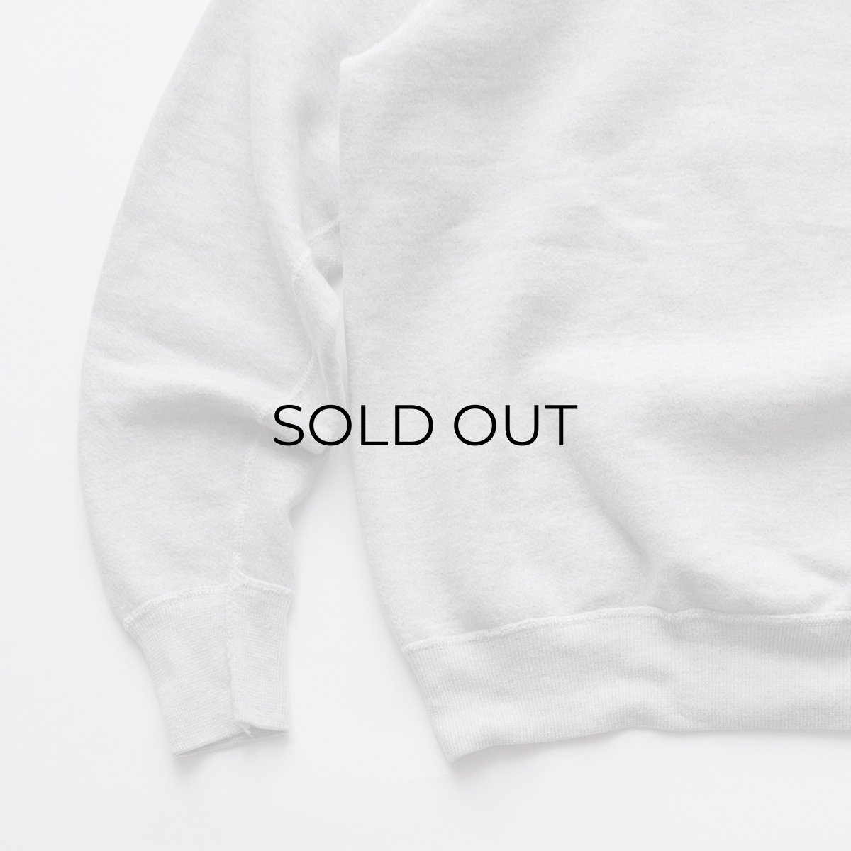 画像4: 50's HANES "WIND SHIELD" COTTON PLAIN CREW NECK SWEAT "MINT CONDITION" (4)