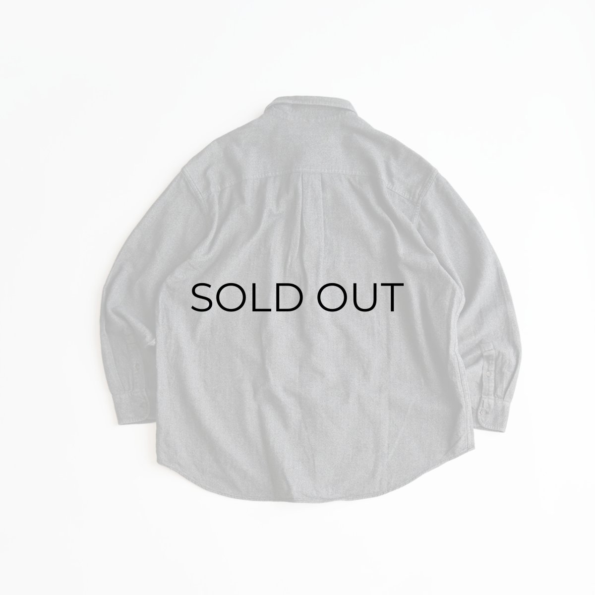 画像2: 90's ST. JOHN'S BAY COTTON HERRINGBONE FLANNEL B/D SHIRT (2)