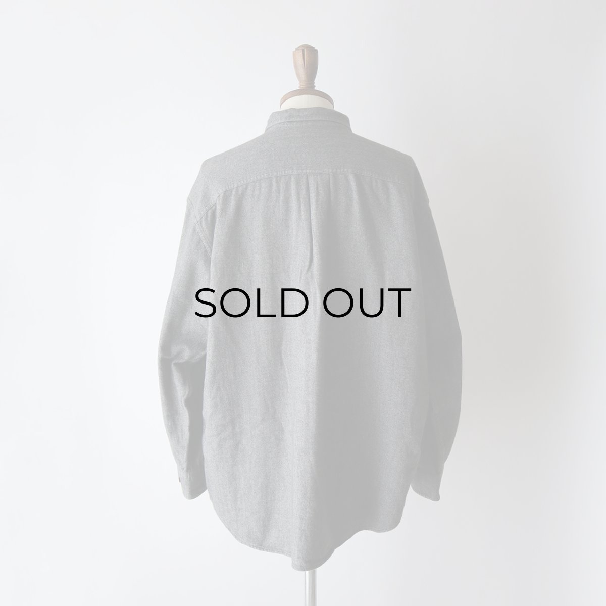 画像11: 90's ST. JOHN'S BAY COTTON HERRINGBONE FLANNEL B/D SHIRT (11)