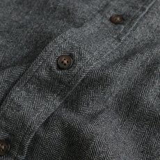 画像8: 90's ST. JOHN'S BAY COTTON HERRINGBONE FLANNEL B/D SHIRT (8)