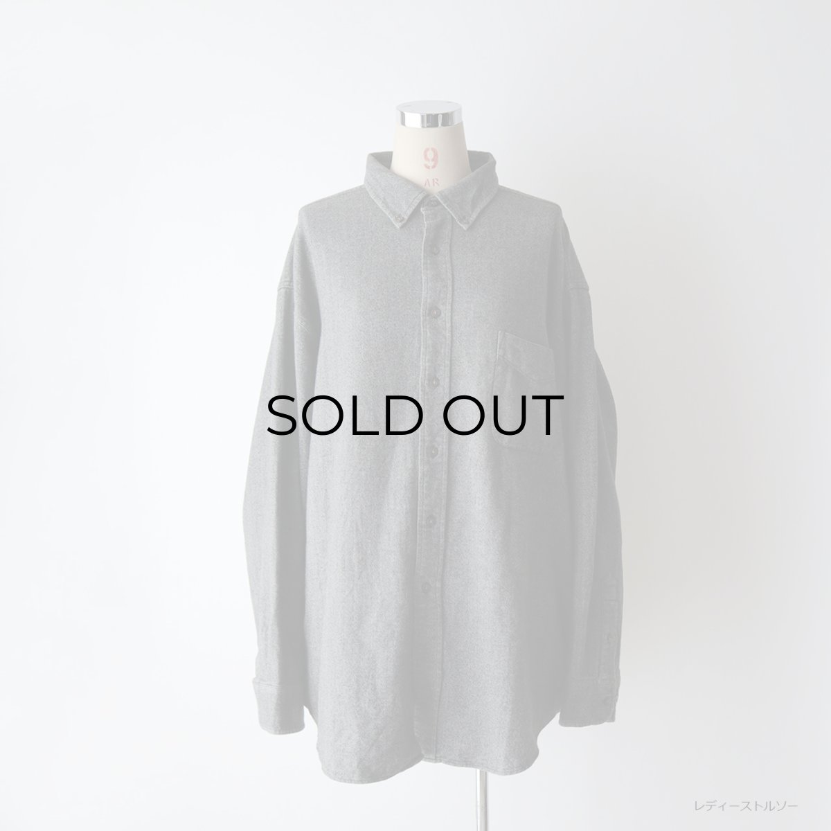 画像12: 90's ST. JOHN'S BAY COTTON HERRINGBONE FLANNEL B/D SHIRT (12)