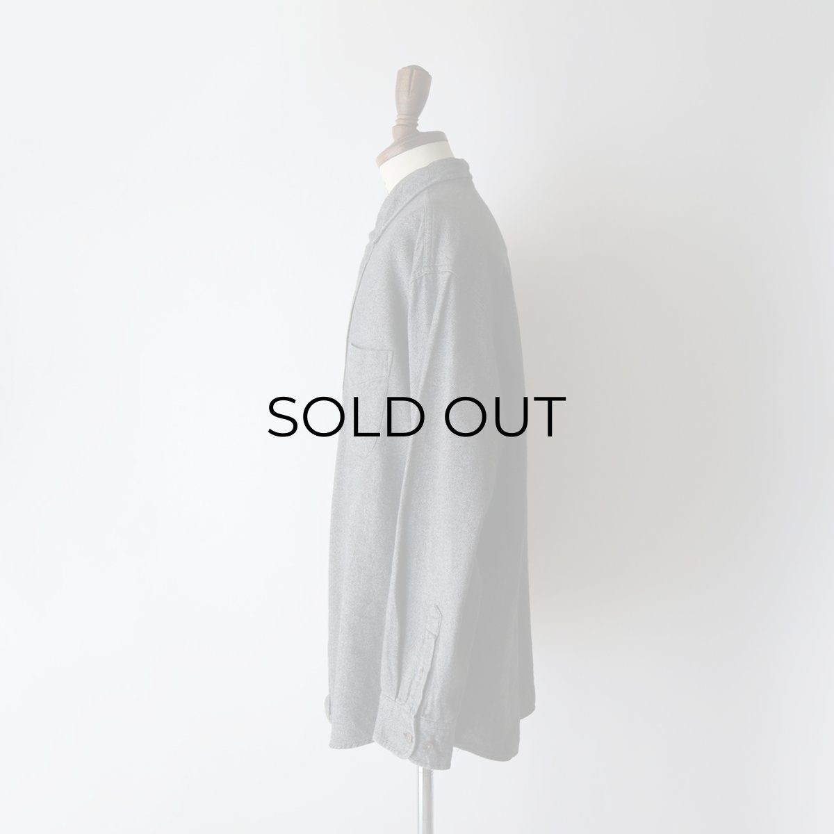 画像10: 90's ST. JOHN'S BAY COTTON HERRINGBONE FLANNEL B/D SHIRT (10)