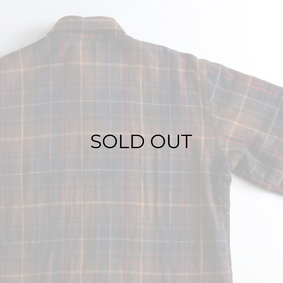 画像7: 〜80's OAKTON ACRYLIC CHECK QUILTED LINING BOX SHIRT (7)