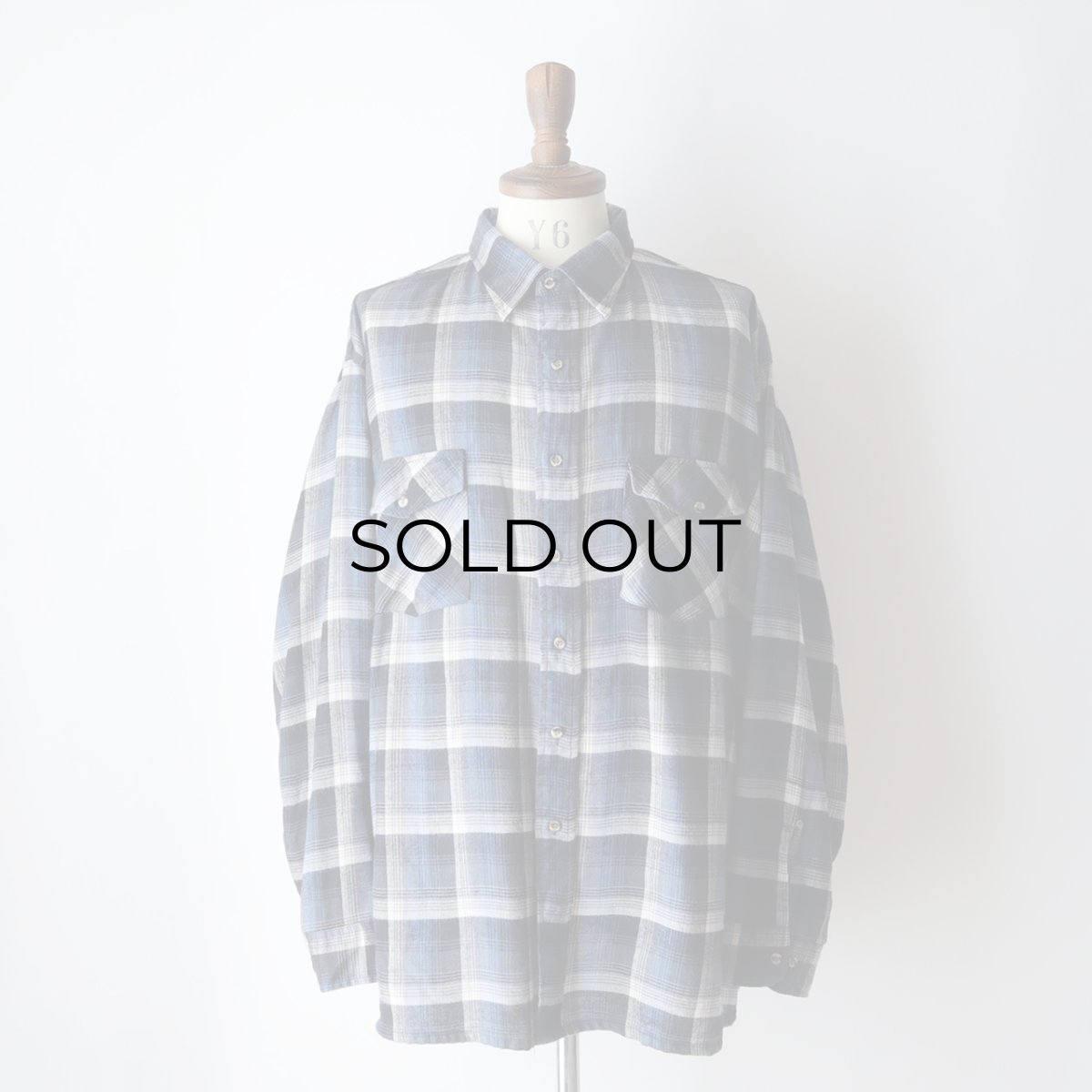 画像9: 80's VAN HEUSEN ACRYLIC CHECK BOX SHIRT (9)