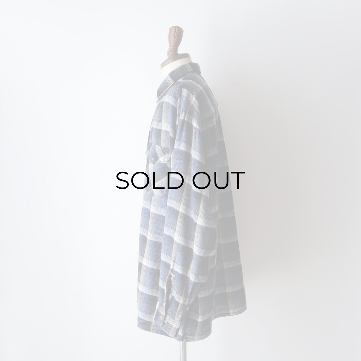 画像10: 80's VAN HEUSEN ACRYLIC CHECK BOX SHIRT (10)