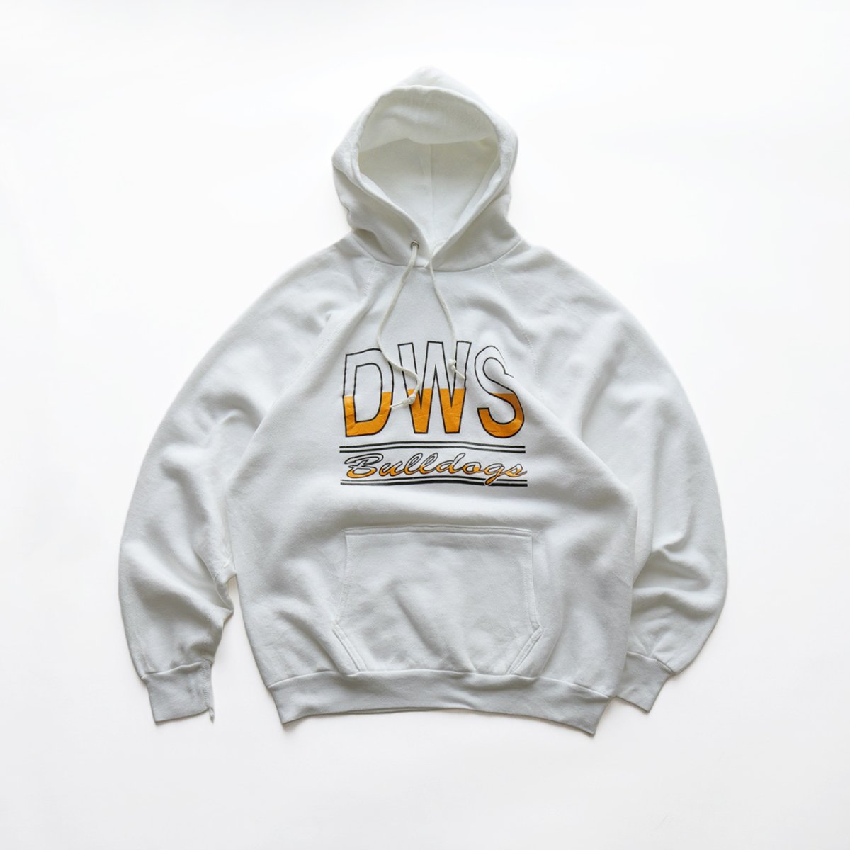 画像1: 〜80's DISCUS PRINT SWEAT PULLOVER PARKA "DWS" "MADE IN USA" (1)