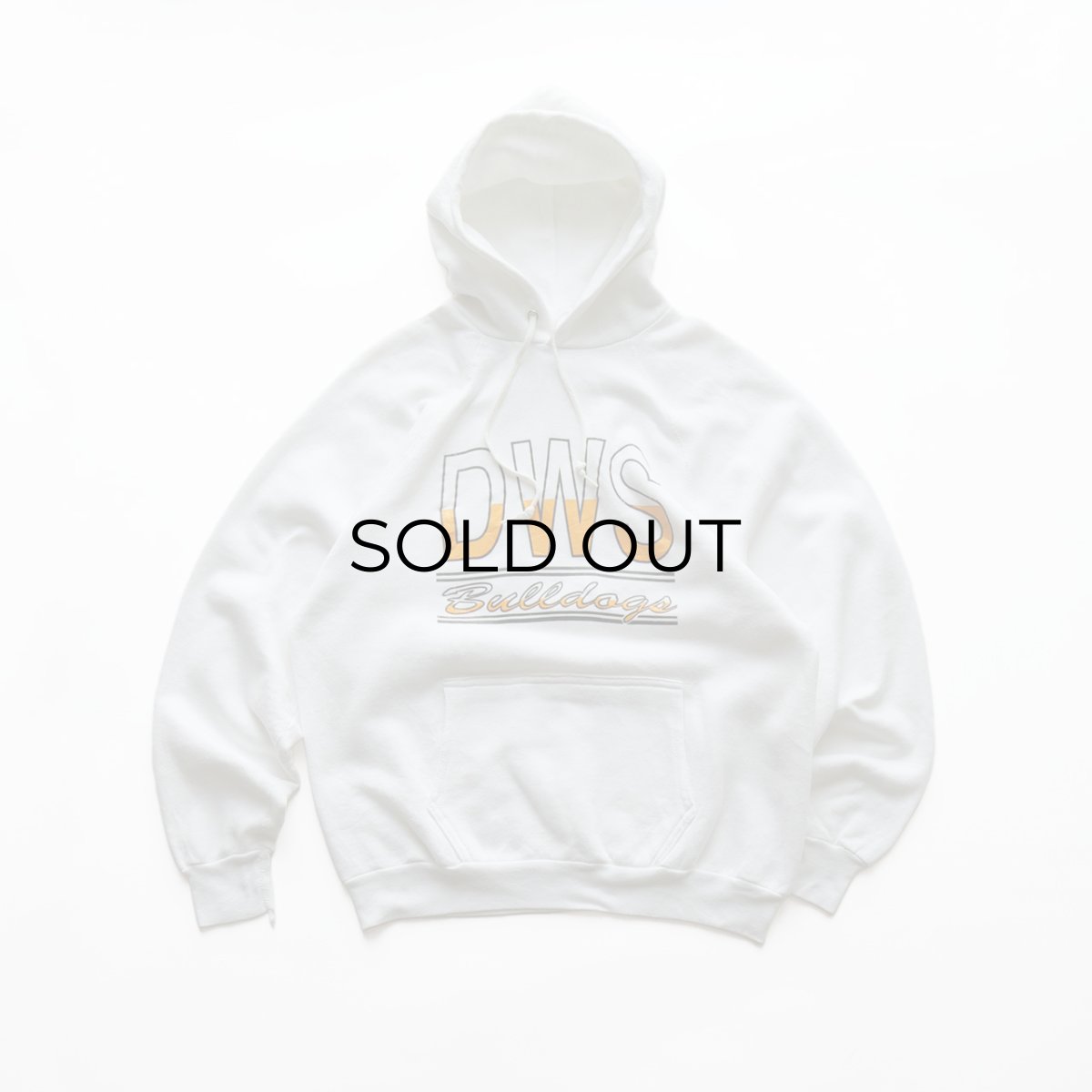 画像1: 〜80's DISCUS PRINT SWEAT PULLOVER PARKA "DWS" "MADE IN USA" (1)