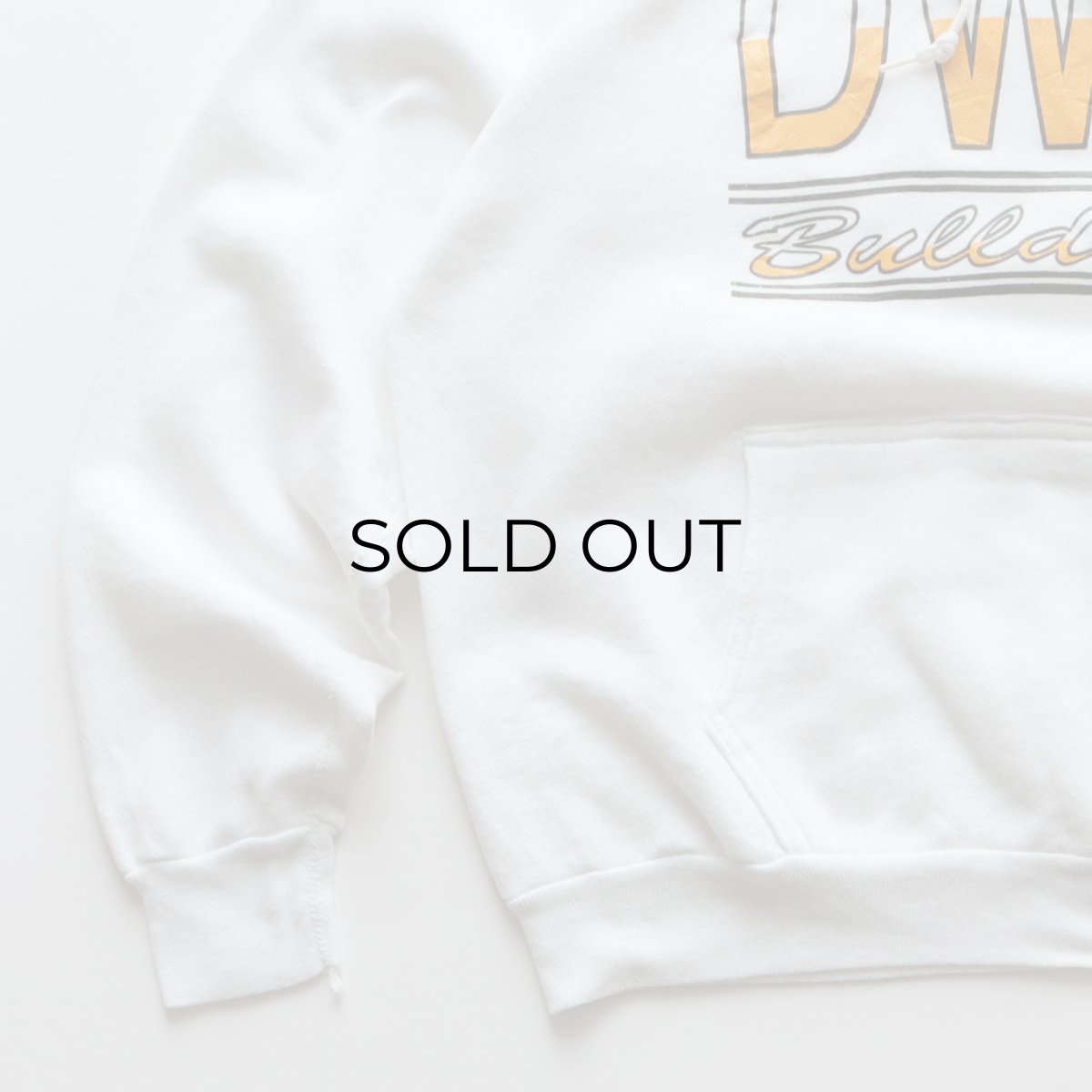 画像4: 〜80's DISCUS PRINT SWEAT PULLOVER PARKA "DWS" "MADE IN USA" (4)