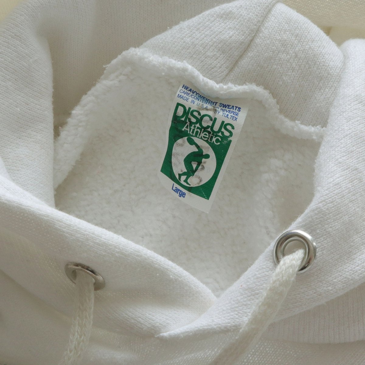 画像6: 〜80's DISCUS PRINT SWEAT PULLOVER PARKA "DWS" "MADE IN USA" (6)