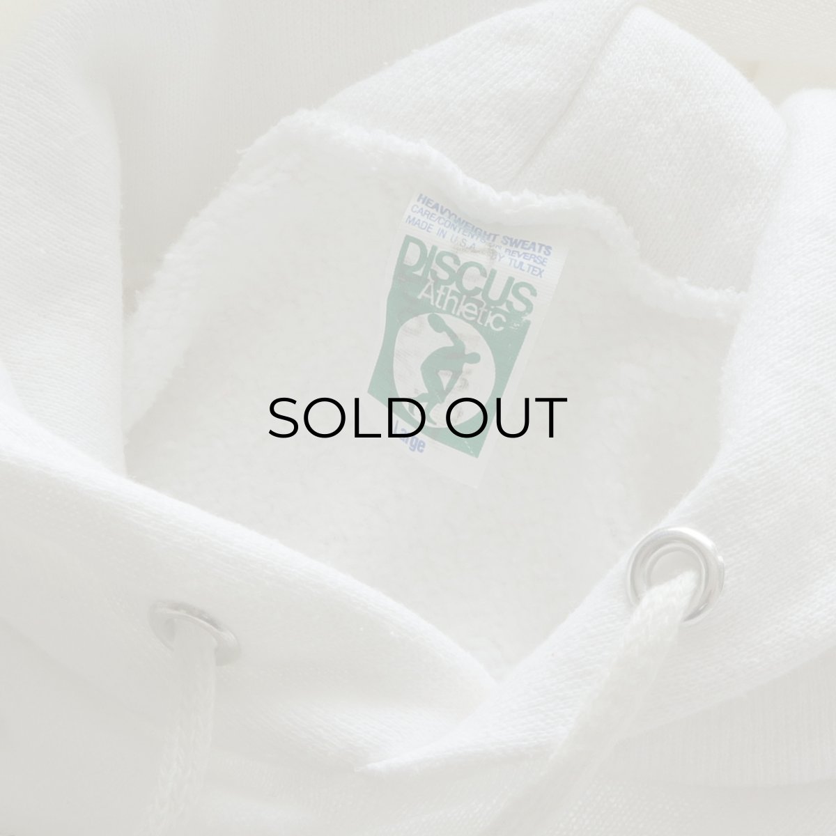 画像6: 〜80's DISCUS PRINT SWEAT PULLOVER PARKA "DWS" "MADE IN USA" (6)