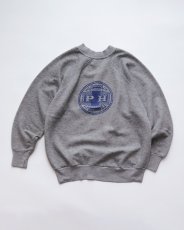 画像1: 〜80's UNKNOWN BRAND PRINT CREW NECK SWEAT "PH" "MADE IN USA" (1)