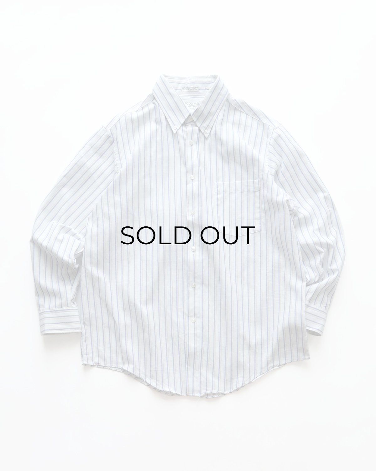 画像1: 〜90's J.J. COCHRAN OXFORD STRIPE B/D SHIRT "MADE IN USA" (1)
