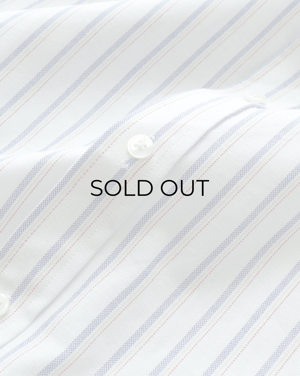 画像6: 〜90's J.J. COCHRAN OXFORD STRIPE B/D SHIRT "MADE IN USA" (6)