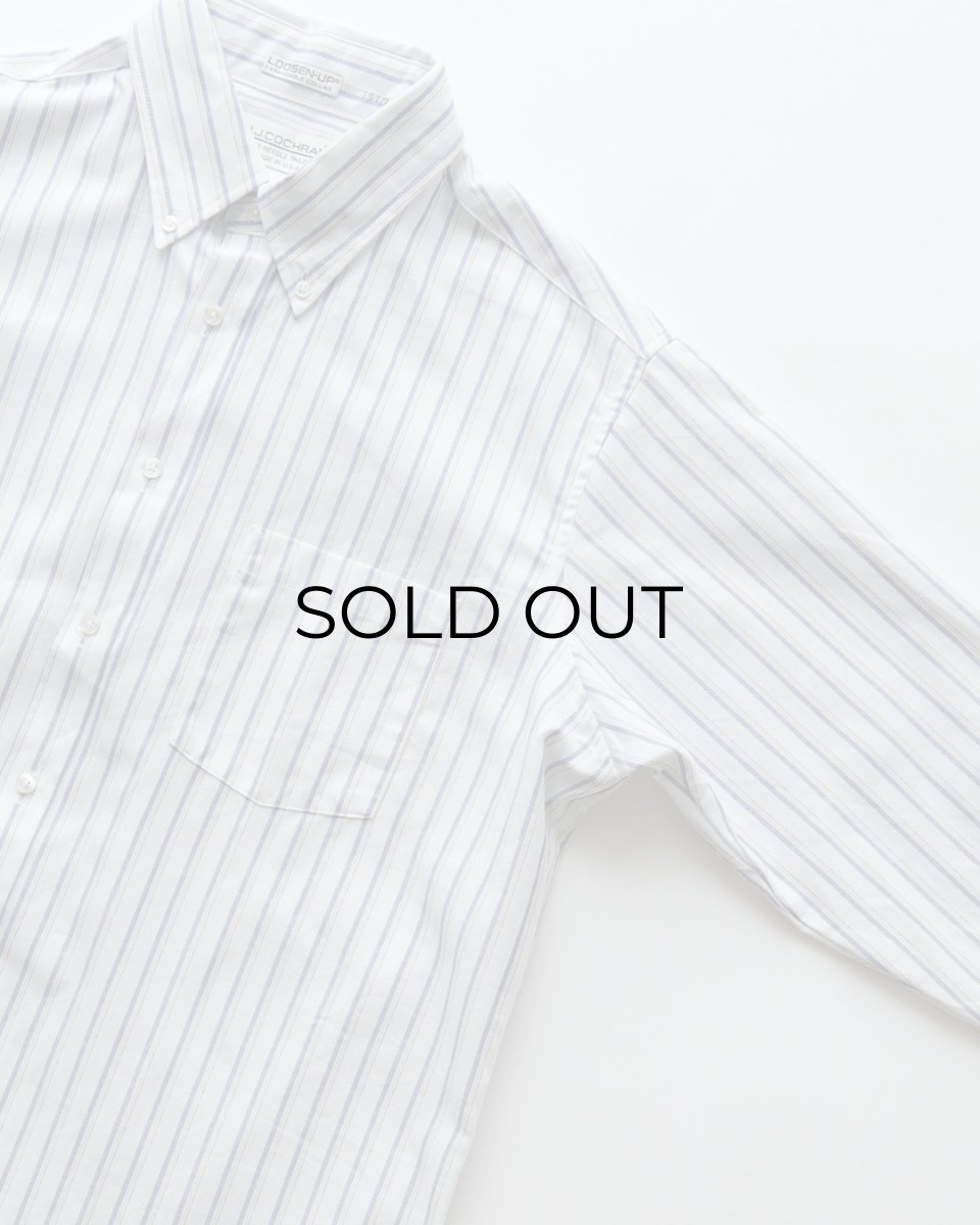 画像3: 〜90's J.J. COCHRAN OXFORD STRIPE B/D SHIRT "MADE IN USA" (3)