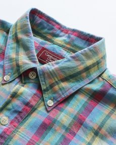 画像6: 80's Cambridge Classics COTTON MADRAS CHECK S/S B/D SHIRT (6)