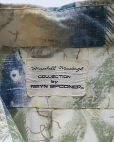 画像8: 〜90's Marshall Madruga COLLECTION by REYN SPOONER COTTON ALL OVER PATTERN S/S B/D PULLOVER HAWAIIAN SHIRT (8)