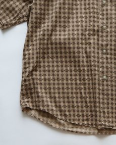 画像4: 90's claiborne COTTON ALL OVER PATTERN S/S SHIRT (4)