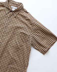 画像3: 90's claiborne COTTON ALL OVER PATTERN S/S SHIRT (3)