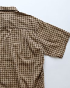 画像5: 90's claiborne COTTON ALL OVER PATTERN S/S SHIRT (5)