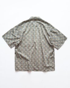 画像2: 90's CAMPIA COTTON ALL OVER PATTERN S/S BOX SHIRT (2)