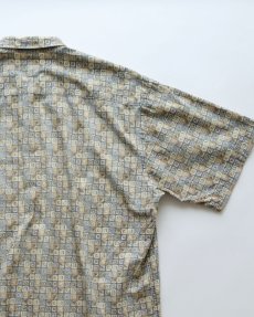 画像5: 90's CAMPIA COTTON ALL OVER PATTERN S/S BOX SHIRT (5)