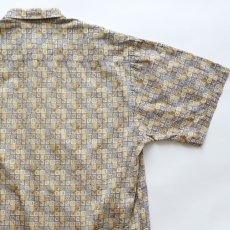 画像8: 90's CAMPIA COTTON ALL OVER PATTERN S/S BOX SHIRT (8)