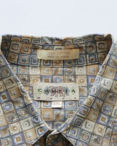 画像6: 90's CAMPIA COTTON ALL OVER PATTERN S/S BOX SHIRT (6)