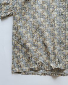 画像4: 90's CAMPIA COTTON ALL OVER PATTERN S/S BOX SHIRT (4)