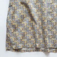 画像7: 90's CAMPIA COTTON ALL OVER PATTERN S/S BOX SHIRT (7)