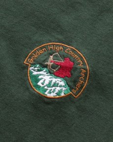画像5: 00's GILDAN COTTON EMBROIDERED S/S TEE "Golden High Country Archers" (5)