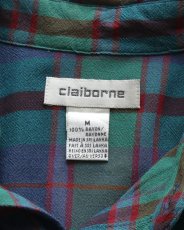 画像8: 〜00's claiborne RAYON CHECK S/S REGULAR COLLAR SHIRT (8)