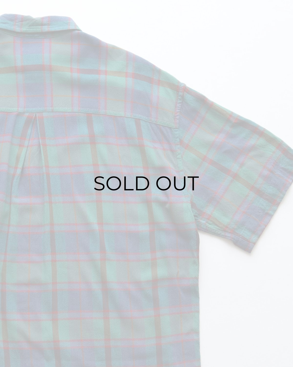 画像5: 〜00's claiborne RAYON CHECK S/S REGULAR COLLAR SHIRT (5)