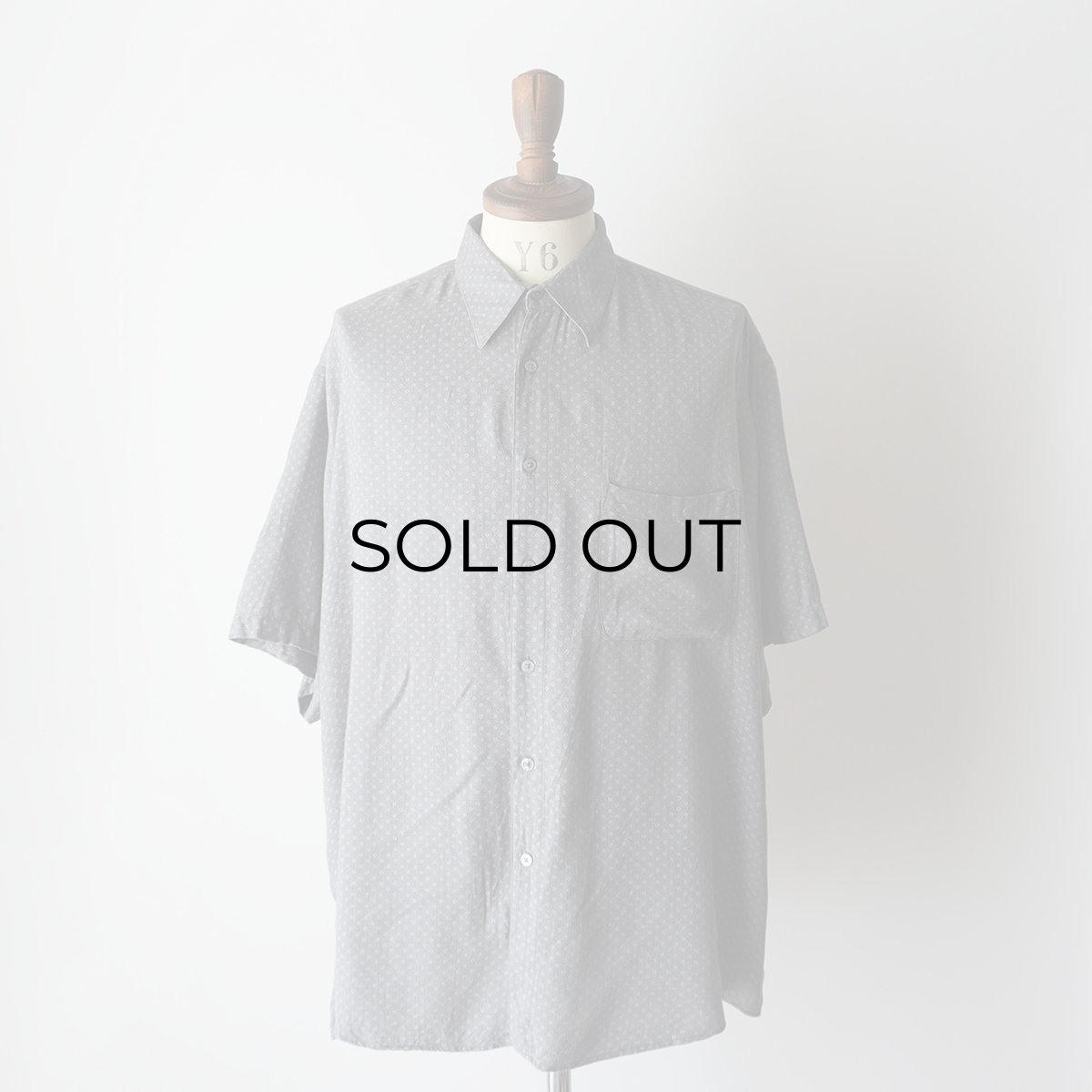 画像1: PERRY ELLIS RAYON DOT PATTERN S/S SHIRT (1)