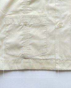 画像8: 〜80's DON ROBERT COTTON POLYESTER S/S GUAYABERA SHIRT (8)