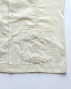 画像4: 〜80's DON ROBERT COTTON POLYESTER S/S GUAYABERA SHIRT (4)