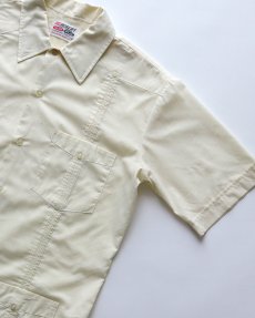 画像3: 〜80's DON ROBERT COTTON POLYESTER S/S GUAYABERA SHIRT (3)