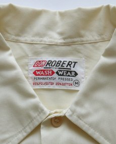 画像7: 〜80's DON ROBERT COTTON POLYESTER S/S GUAYABERA SHIRT (7)