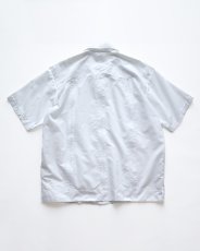 画像2: OLD Gueros COTTON POLYESTER S/S LOOP COLLAR GUAYABERA SHIRT (2)